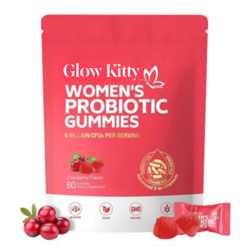 Glow Kitty Probiotic Gummies - Built for Balance & Beauty